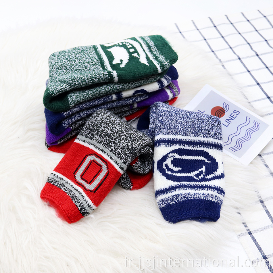 Custom Men's Fleece Thermal Socks